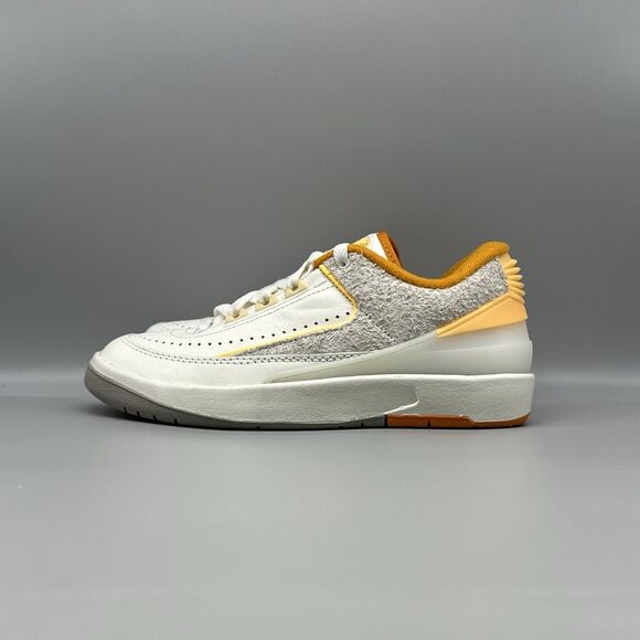 Nike Air Jordan 2 Retro Low 'Craft' Sail Melon Tint Sneaker DV9956-118 Me Size 4 - Picture 4 of 9